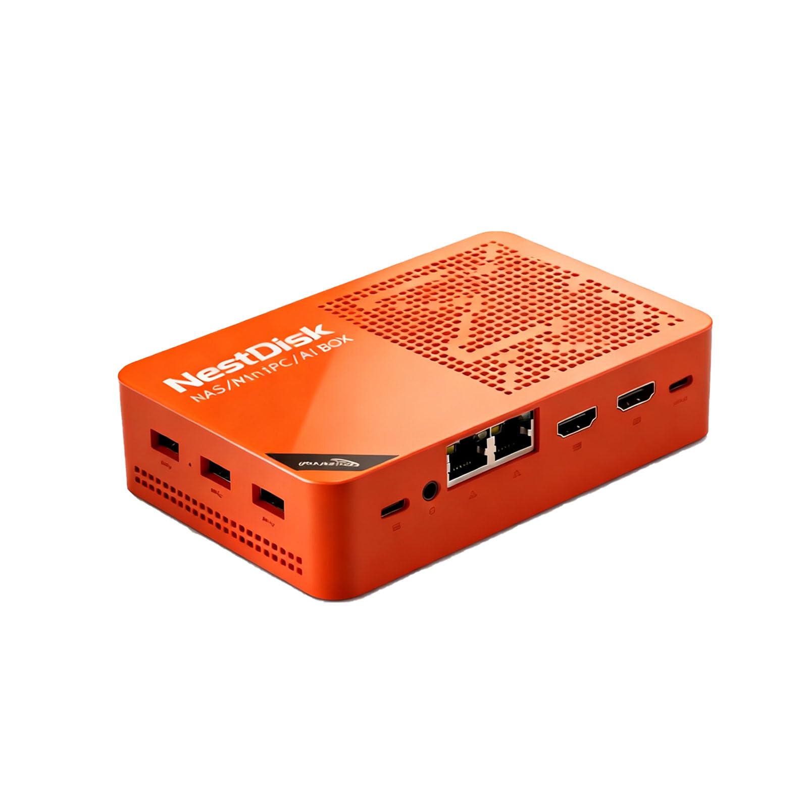 Youyeetoo Nest Disk Mini PC - Intel N150 |6GHz CPU, 12GB LPDDR5 RAM, 64GB EMMC, Desktop with |5GbE/WiFi 6/4K HDMI for NA