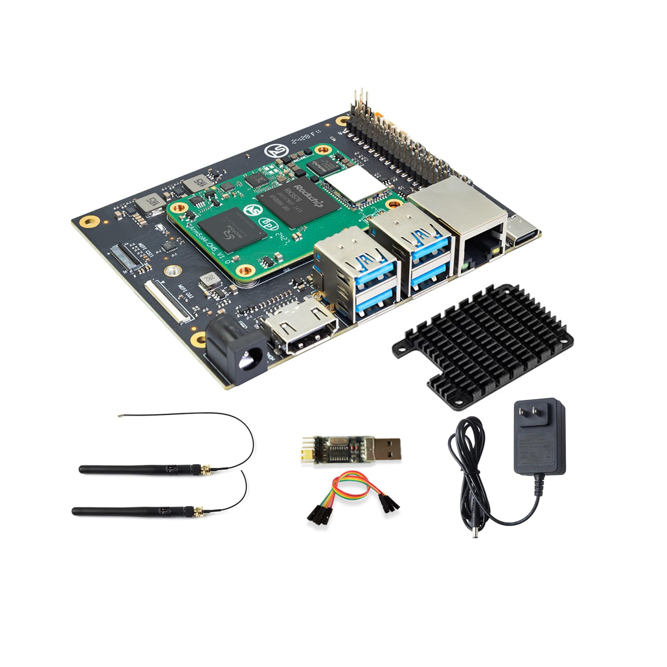  Banana Pi BPI-CM5 Pro AI Compute Module for AI IoT Development and 4K Video Codes
| Banana Pi BPI-CM5 Pro 4GB RAM 32GB 